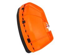 OVAQUIXI Cubierta de Plástico Naranja 37x20cm, Protector de Cortacésped con Diseño Antipolvo para Desbrozadora de 26mm 28mm