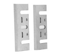OVAQUIXI Cuchilla Cepilladora Eléctrica HSS Cuchillas de Repuesto de Alta Resistencia para Cepilladora Manual, Filo de Corte de 42 Grados, Diseño Duradero y Práctico, Juego de 2 Piezas