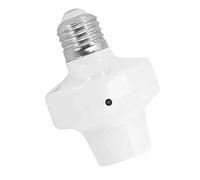 OVAQUIXI Enchufe Inteligente WiFi E27, Control Remoto por Teléfono, Sin Cableado, Compatible con Alexa y Home, Control por Voz, Temporizador, APP para IOS