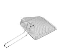 OVAQUIXI Espumadera y Colador Profesional de Acero Inoxidable - Pala para Freír con Resistente Al Calor de 15 Cm y Malla de 1 Mm - Ideal para Cocinas de Restaurantes el Hogar, para (Malla densa)