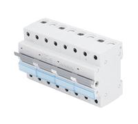 OVAQUIXI Interruptor de Transferencia Manual 4P con Disyuntor de Enclavamiento Lateral para Administración de Energía en Casas Rodantes y Hogares, Contactos Plateados Robustos (100A)