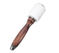 OVAQUIXI Mazo para Tallado en Cuero, Cabeza de Nailon, de Madera, 21 Cm | Martillo de Tallado, Nailon Sólido, de Madera Liso, Marroquinería , Uso Profesional, Herramienta de Artesanía Compatible