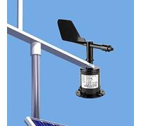 OVAQUIXI Sensor de Dirección del Viento, Anemorumómetro de Dirección del Viento de Policarbonato, Salida de 0 a 5 V, Transmisor de 360 grados, Rodamientos de Respuesta Rápida para Estaciones