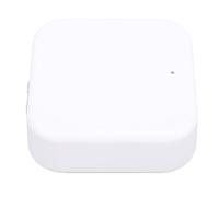 OVAQUIXI Smart WiFi Gateway, ABS Bluetooth PoE Hub con RJ45 10 100M y Alimentación Tipo C, Control de Aplicaciones para Gestión de Dispositivos Domésticos Inteligentes, Monitoreo de Cerradura de