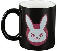 Overwatch taza d.va bunny icon 325ml cerámica negro