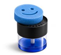 OVVE HOME Dispensador de jabón y Soporte de Esponja Compatible con la Esponja Scrub Daddy
