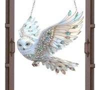 Owl Ornaments For Christmas Trees Elegant Acrylic Hand Painted Shiny