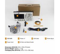 OWON SDS1104 Osciloscopio 4-CH Digital 100MHZ Ancho de Banda 1GS/S Alta