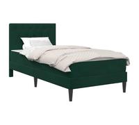 Owoxanthellate Estructura de cama con colchón de terciopelo individual 100 | La cabecera tapizada y la práctica distancia al suelo para el dormitorio crean comodidad elegante y orden en la vida