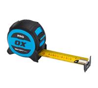 OX Pro - Cinta métrica magnética de doble gancho y hoja de 32 mm de ancho
