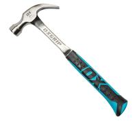 OX Pro Claw Hammer - 20 oz | Garra curva precisión · Acero templado una pieza · Agarre OX antivibración bimoldeado