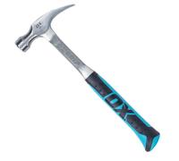 OX Pro Martillo de Uña Recto 560 g | Carpintero y Electricista | Uña recta para primera fijación · Cabeza forjada precisión · Agarre OX antideslizante antivibración