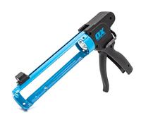OX Tools - Pistola de calafateo sin varilla, relación de empuje 7:1, clip de cinturón plegable, diseño patentado, compacta para espacios reducidos, carro reforzado, mango de nailon relleno de vidrio