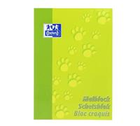 Oxford 100050303 - Bloc de notas (5 unidades, 100 hojas, A4, tapa blanda, 90 g/m²), color verde
