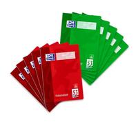 Oxford 100050336 Escuela de vocabulario, A4, 32 hojas, 90 g/m² Papel Óptica, 10-clasificaba Pack,