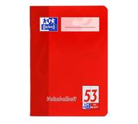 Oxford 100050398 - Paquete escolar de vocabulario pequeño de 10, formatos A6 con 2 columnas, 32 hojas clasificadas, Rojo y verde