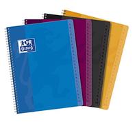 Oxford 100101192 - Pack de 10 índices alfabéticos con espiral y tapa blanda, A5+