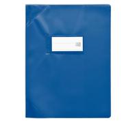 OXFORD 25 - Funda para cuadernos (17 x 22 cm, PVC, opaco, 15/100 cm), color azul