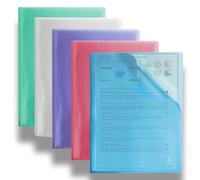 OXFORD 2nd Life A4 - Funda protectora para documentos (40 vistas, 20 unidades), varios colores
