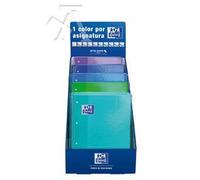 Oxford 400088609 - Expositor de 25 cuadernos, multi(colores fríos)