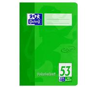Oxford 400115095 Touch - Cuaderno de vocabulario (A5, 10 unidades, línea 53, con 2 columnas, 32 hojas, 90 g/m2), color verde