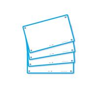 Oxford 400133888 - Tarjetas flash (80 unidades, 7,5 x 12,5 cm), color blanco