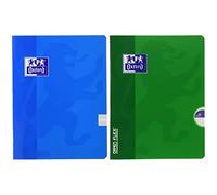Oxford 736637 - Libreta A5, 48 hojas, pauta 3.5 mm, multicolor & Openflex - Libreta, cuadricula 4 x 4, 48 hojas, A5
