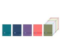 Oxford 8 live&go Cuaderno espiral DIN A4+ 160 hojas cuadro 5 mm colores surtidos Tapa Plástico