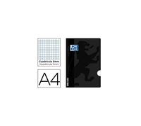 Oxford 944386 - Libreta A4, 48 hojas, color negro