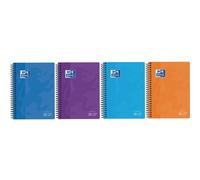 Oxford Agenda Escolar School Espiral 4º Sv T-Plástico C-Surtidos 2026-RAC Catalán - Interior Nude Azul, Quicknotes, Compatible SCRIBZEE