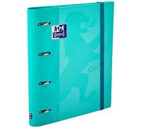 Oxford Carpeta equipada Touch A4 100 hojas 4 anillas 35 mm Ice Mint Pastel