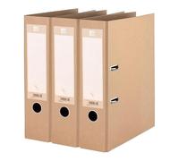 Oxford Archivador A4, bueno para el medio ambiente, en beige, 3 unidades