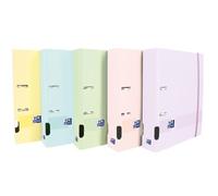 OXFORD Archivador de palanca Live&Go Polyfoam A4+ 70mm Surtido Pastel (Set de 5)