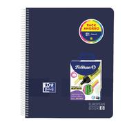 OXFORD BLOC A4 EUROPEANBOOK8 CUADRO 5X5 +MARCADORES FLUOR 4U OXFORD & PELIKAN