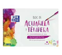Oxford Cuaderno y Bloc A3 400148239 – 10 hojas 300 g Tapa blanda violeta/blanco