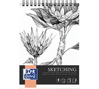 Oxford Sketching bloc de dibujo en espiral A4 120 gramos (50 hojas)