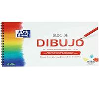 Cuaderno Espiral Dibujo OXFORD Escolar Liso, Din-A4+ 130 gr. 20 Hojas
