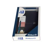 OXFORD Bloc Identity Executive Extra B5 con hojas de puntos y bolígrafo Pelikan Jazz, surtido de 4 unidades