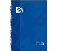OXFORD Bloc School EU.Book 1 A4+ 80 hojas cuadrícula 5x5 Azul oscuro (Set de 10)