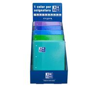 OXFORD Bloc School EU.Book 1 A4+ 80 hojas cuadrícula 5x5 Colores Fríos