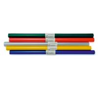 Oxford Bucheinband-Folie, Rolle, Format 200x40cm, farbig sortiert, 10er Pack