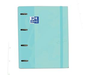 OXFORD Carpebloc Oxford School Europeanbinder Touch A4+ 4 anillas Ice Mint Pastel (Set de 4)