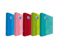 OXFORD CARPETA 4 ANILLAS 25MM TAPA EXTRADURA A4+ SURTIDOS SCHOOL SCHOOL 27x32x4 Cms.