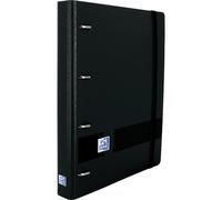 Oxford Carpeta Anillas Europeanbinder 4x25 A5+ Dots Write&Erase Polyfoam Negro con Pizarra Extraíble