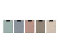 OXFORD Carpeta con Pinza Miniclip Superior Forest Polyfoam 50% Reciclado A4+ Surtida (Set de 10)