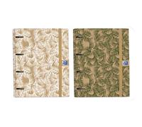 Oxford, Carpeta con Recambio Nature A4+ Recambio 100h 5x5, Surtido Aleatorio