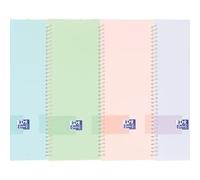 OXFORD CARPETA ESPIRAL 40 FUNDAS LIVE&GO A4 GOMA PASTEL LIVE & GO 31x25x1 Cms.