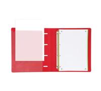 Oxford - Carpeta Plástico 4 anillas Europeanbinder + con recambio y goma elástica, tapas de Polyfoam super resistente y ligero, apertura 360º para escritorio y soporte, incluye recambio 5x5 OptikPaper
