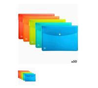 Oxford Carpeta Portafolios Urban Multicolor A4 Polipropileno Broche 5 Piezas (50 Unidades)