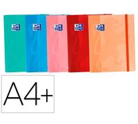 Oxford Carpeta School DIN A4+ con solapas y tapa extra dura, colores surtidos